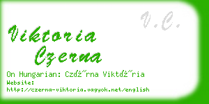 viktoria czerna business card